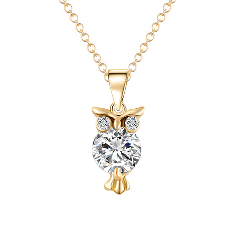 Chain Necklace Lovely Animal Owl Pendants